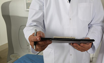 Close up of a dementia doctor