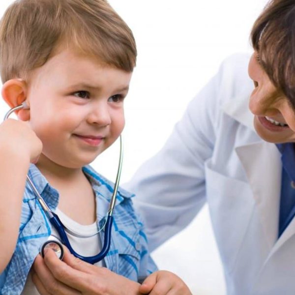 Epileptic Child with doctor
